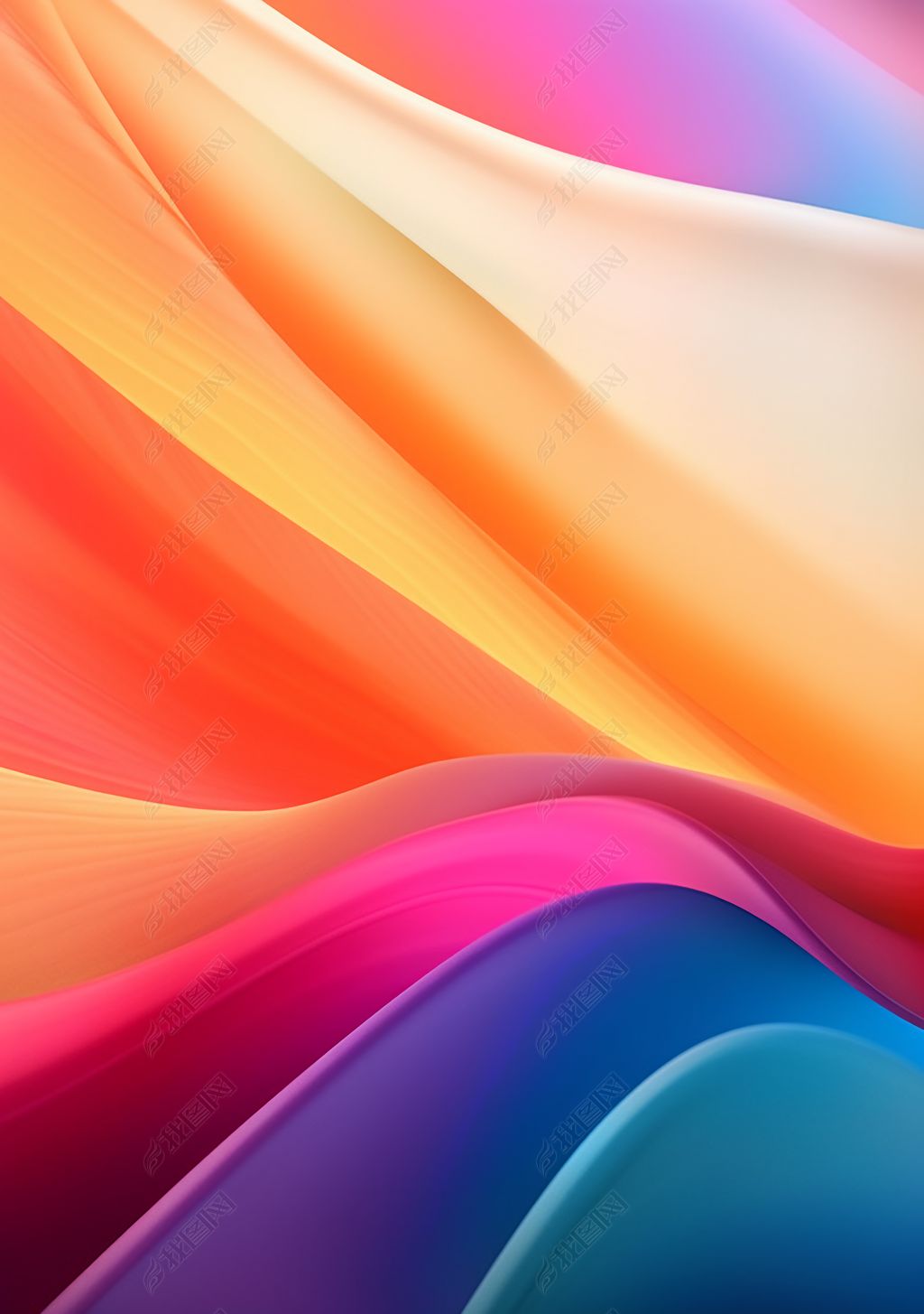 蓝红橙色渐变背景彩色渐变背景