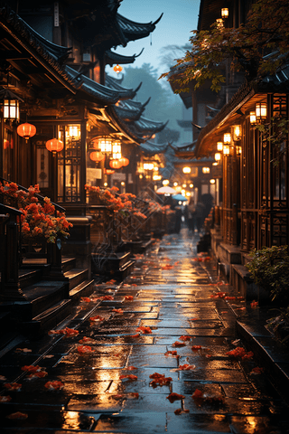 中国风街道专题模板-中国风街道图片素材下载-我图网