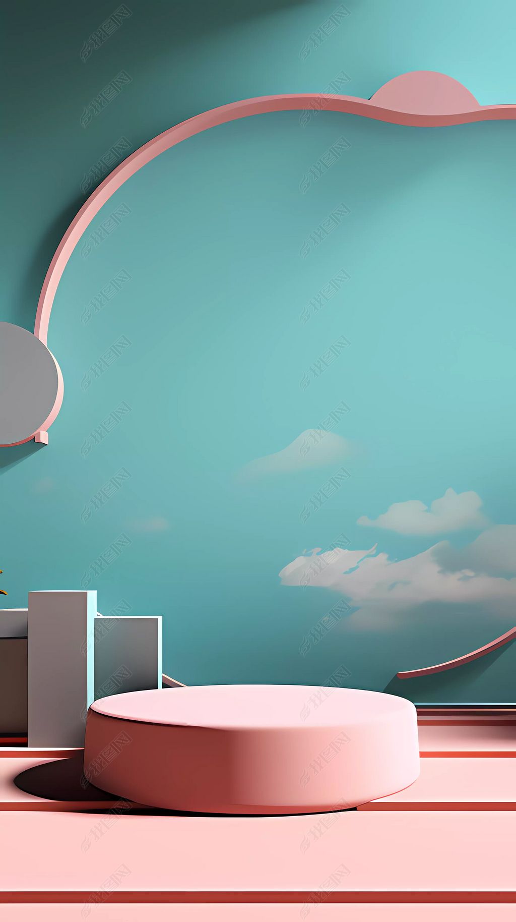 详情页海报商品场景搭建背景图