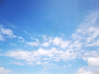 蓝色背景天空蓝天白云朵晴天多云层高积云团卷云浪