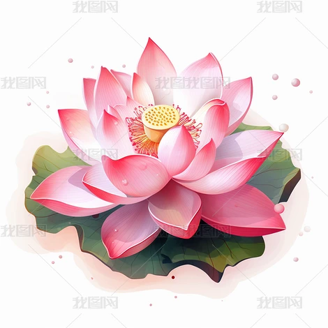 荷花圖 荷叶荷花_图品汇