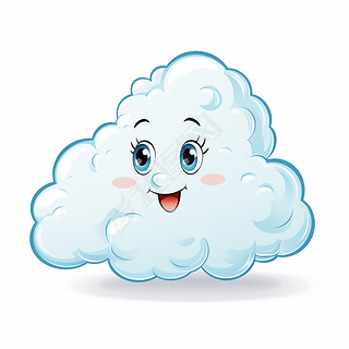 卡通白云图片