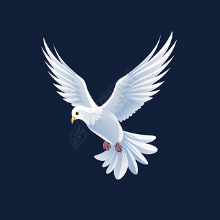 白色和平鸽的描写专题模板-白色和平鸽的描写图片素材下载-我图网