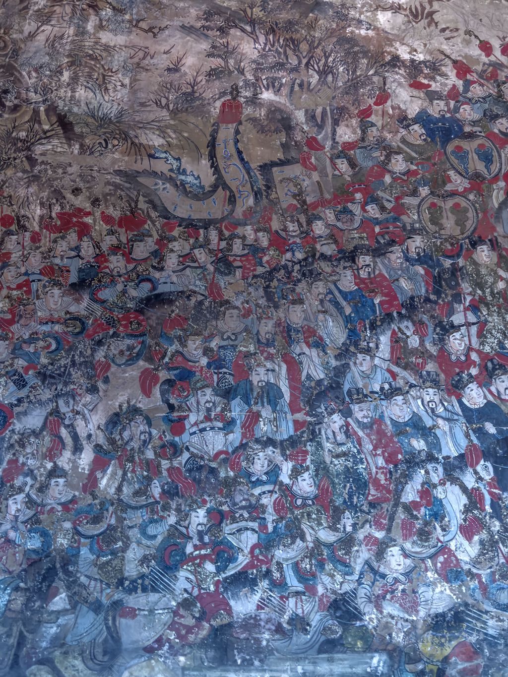 原创泰山神启跸回銮图