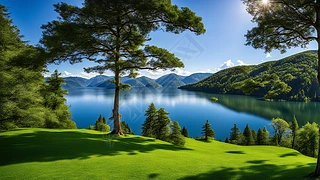 原创山水风景高清图片欣赏大自然的美丽与壮观