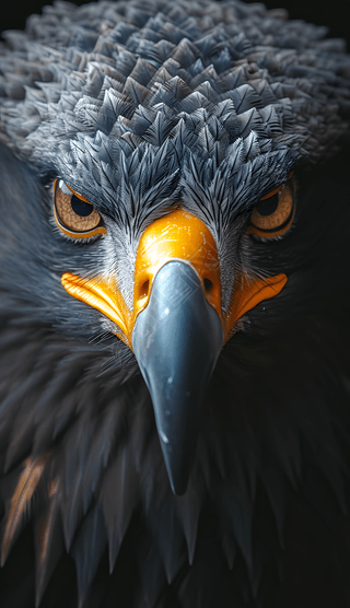 老鹰特写动物背景素材