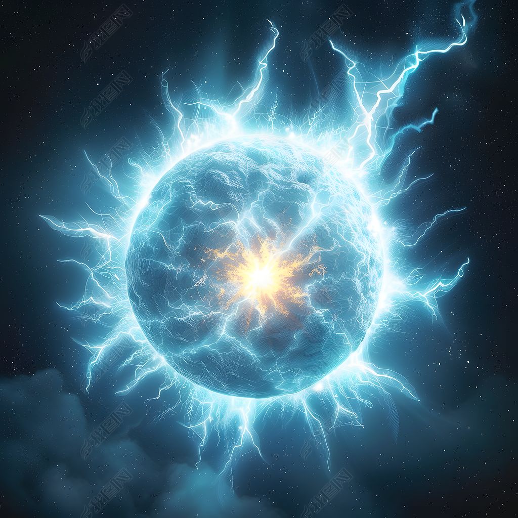 原创火球电球素材元素-版权可商用