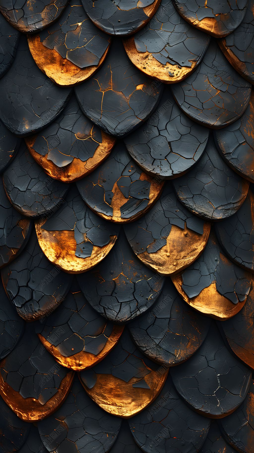 原创质感龙鳞材质贴图素材元素-版权可商用
