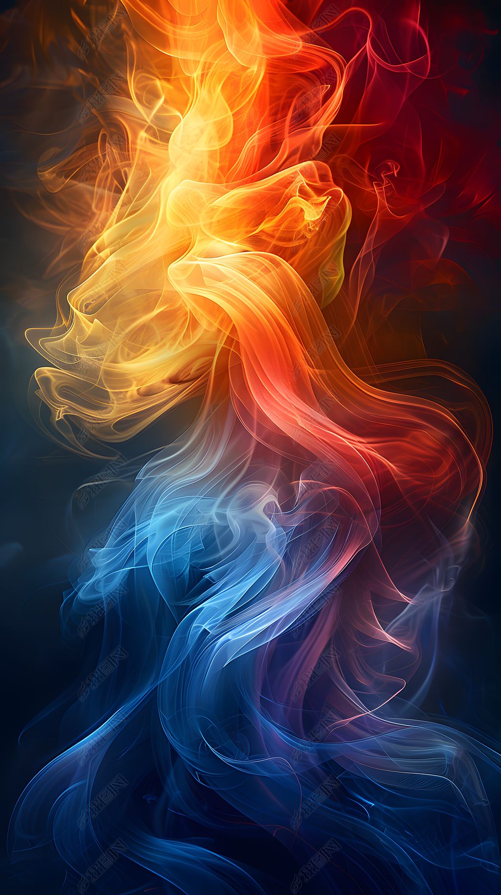 炫彩唯美艺术海报合成素材元素