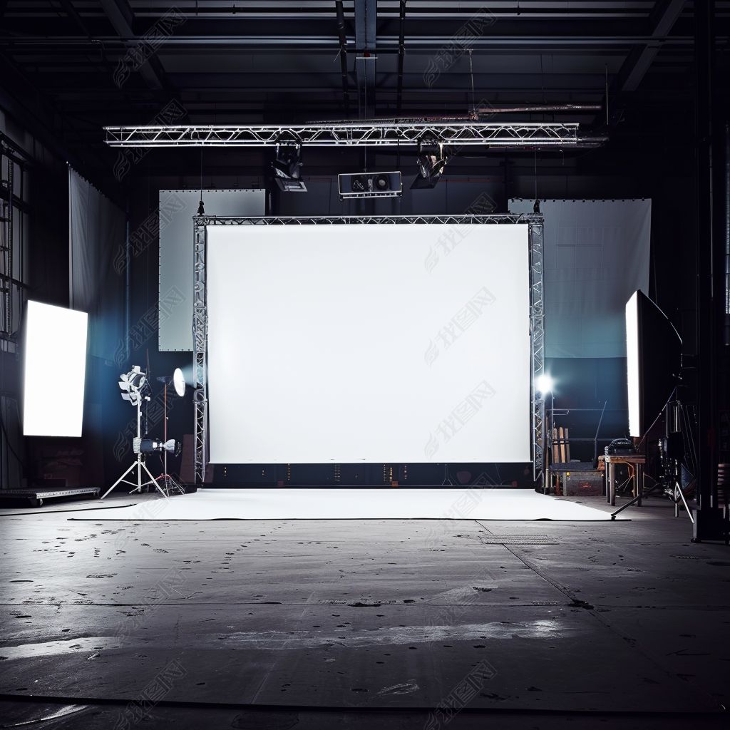 原创电影院摄影棚拍摄录制现场照片大荧幕屏幕银幕