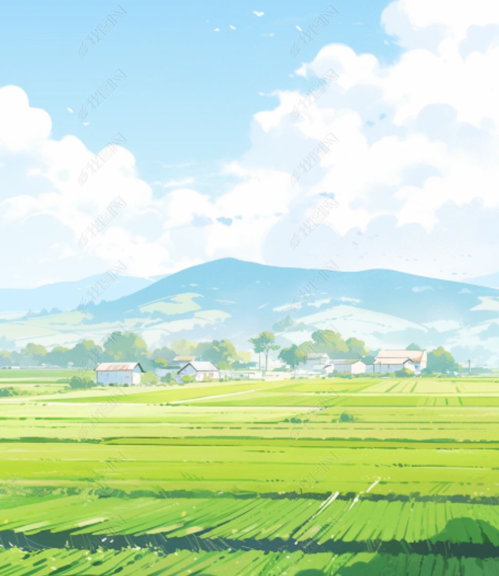 卡通田野