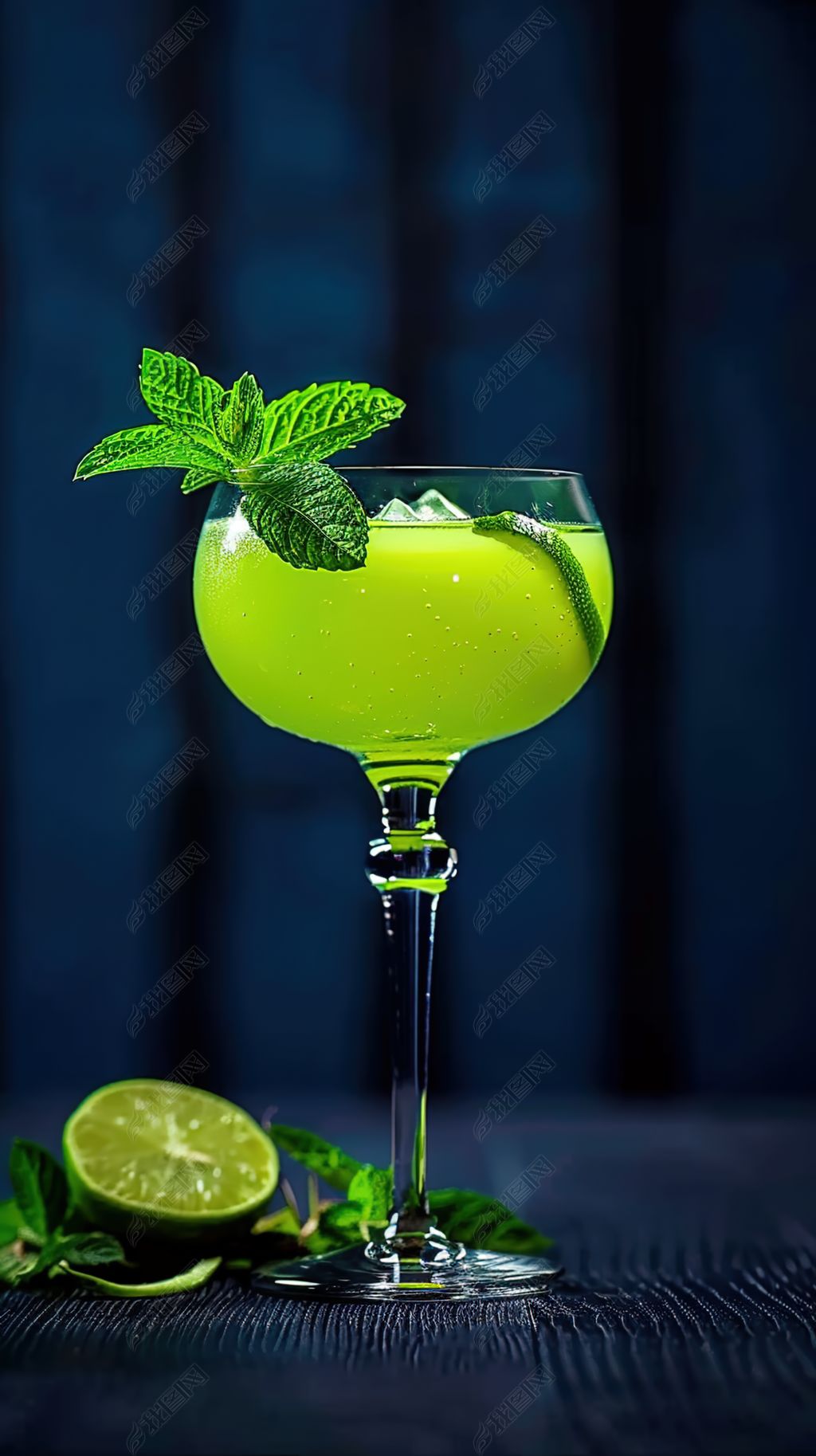 原创酒类夏日饮品鸡尾酒冰凉酒精果汁饮料调酒-版权可商用