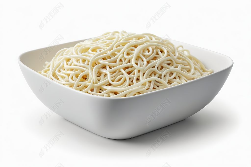 白色面条塑料容