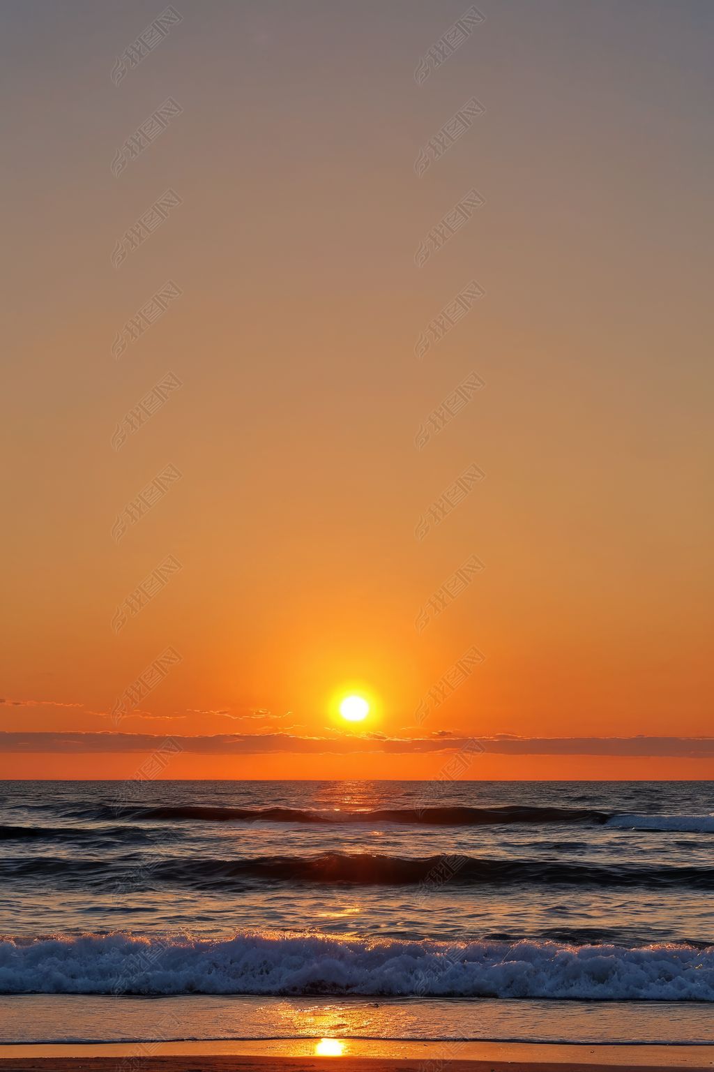 原创风景海晴朗天空日落阿斯伯里公园图片-版权可商用
