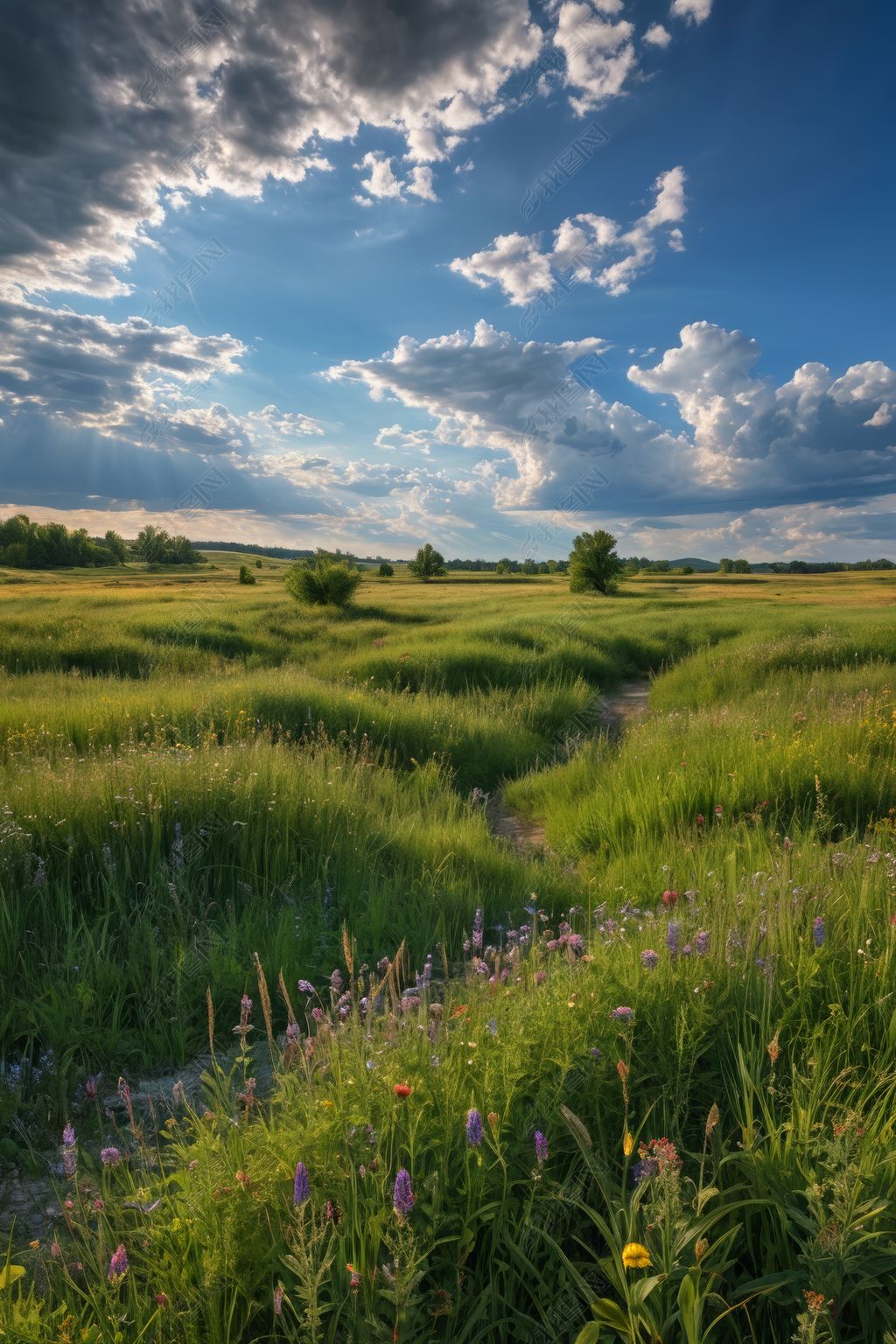 夏天草原图片