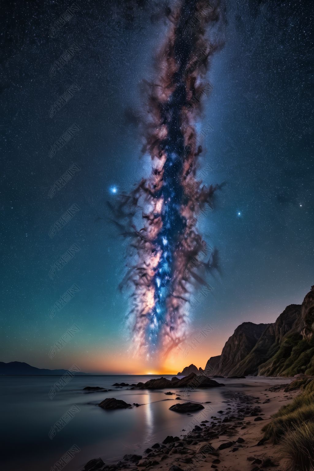 美丽星空图片下载-编号34613498--我图网