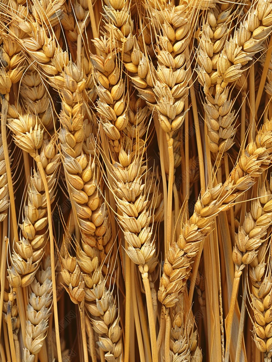原创金黄麦穗高清画质摄影图大麦素材-版权可商用