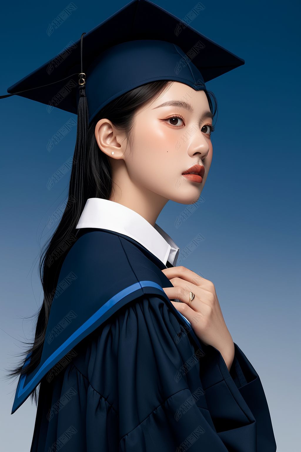 原创毕业季学士服学生合影人物毕业典礼素材图ai图-版权可商用