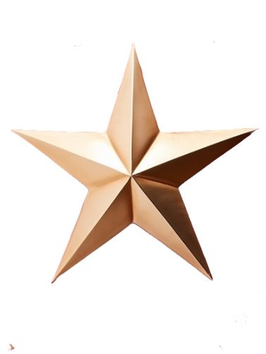 原创金色五角星元素党政风建党节素材免抠元素