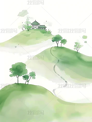 ɫɽͤдɽˮ羰й廭