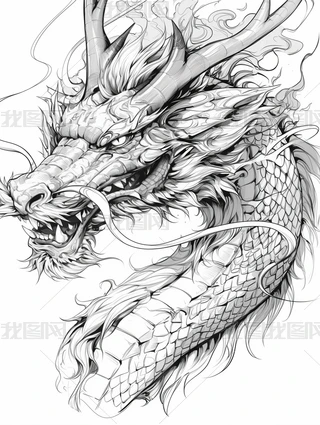 Midjourney】下山虎——张大千风格的中国水墨画-P站就是AI生产力！