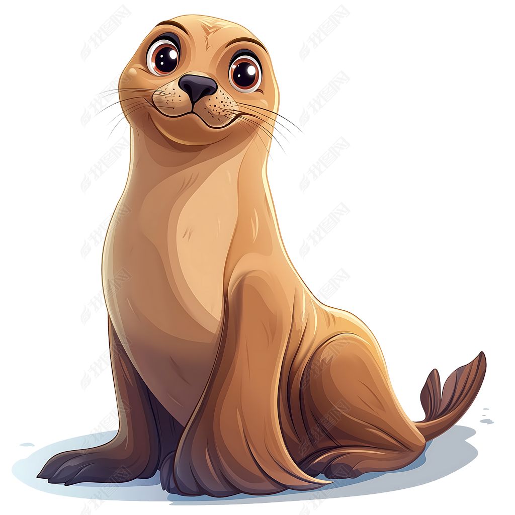 海狮卡通图