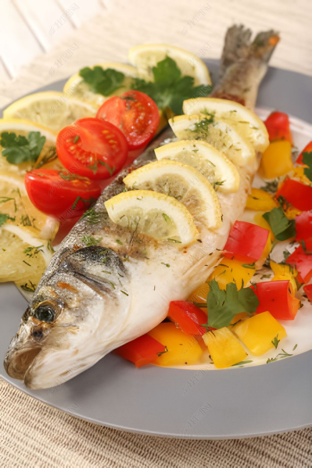 原创多汁美味红烧鱼清蒸鱼烹饪鱼肉香辣高清特色美食