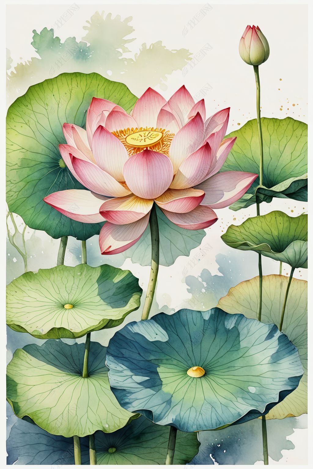 您当前访问作品主题是荷花水彩插画插画,编号是35045681,可商用