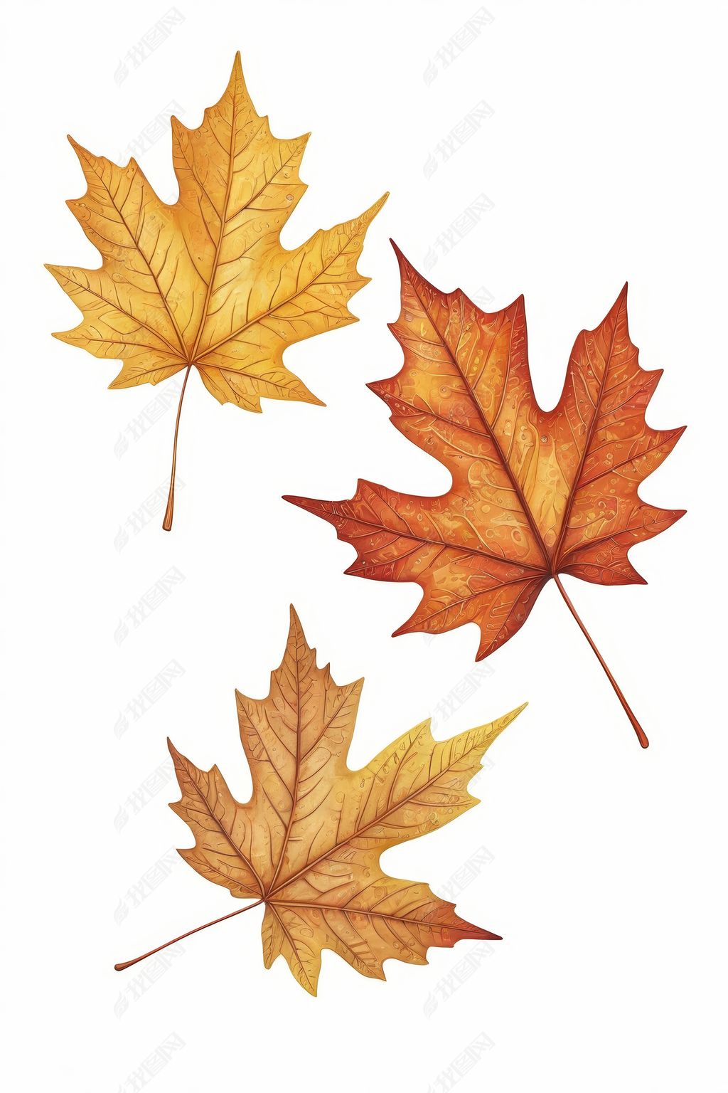 秋天枫叶插画