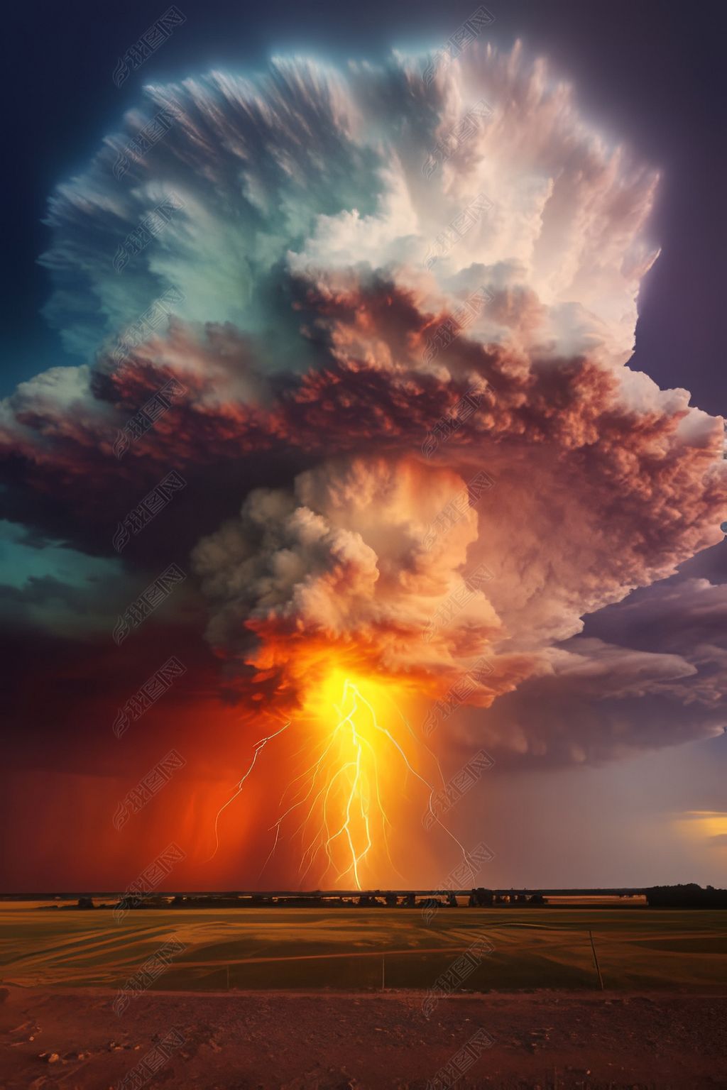 原创核弹氢弹爆炸蘑菇云素材