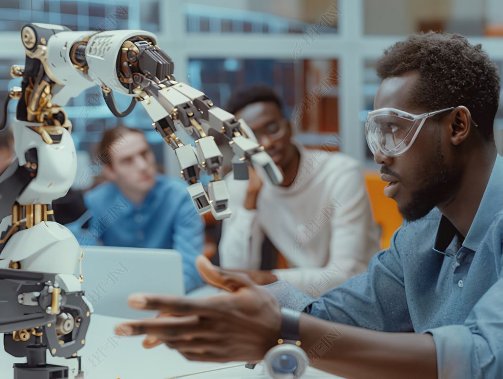实验室学习机器人技术学生(2)素材简介我图网提供实验室学习机器人