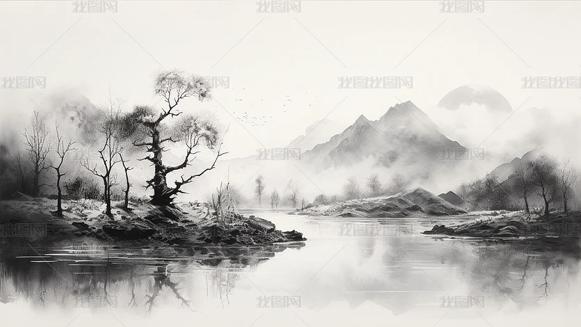 ˮī����С�ӿ���ɽˮ����