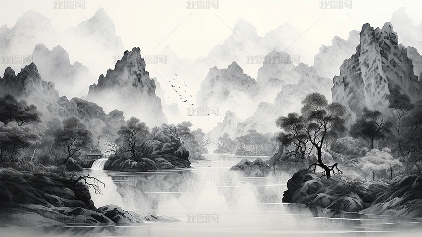 ˮī����С�ӿ���ɽˮ�⾳����