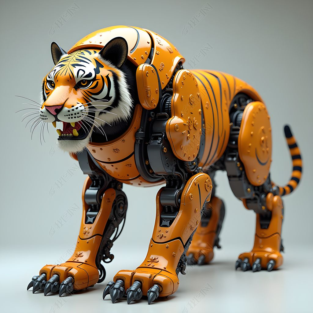 3d机械老虎