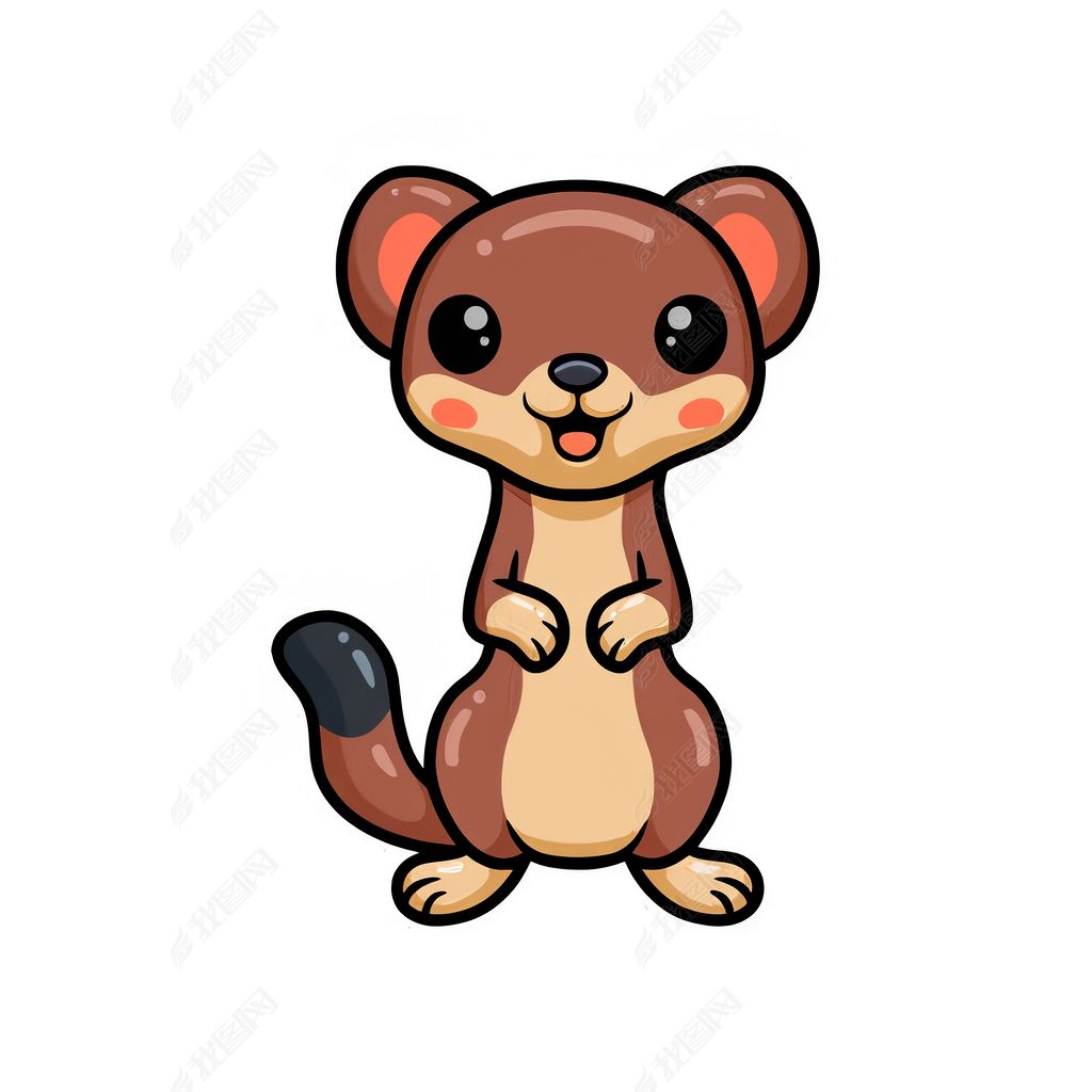 小黄鼠狼卡通站