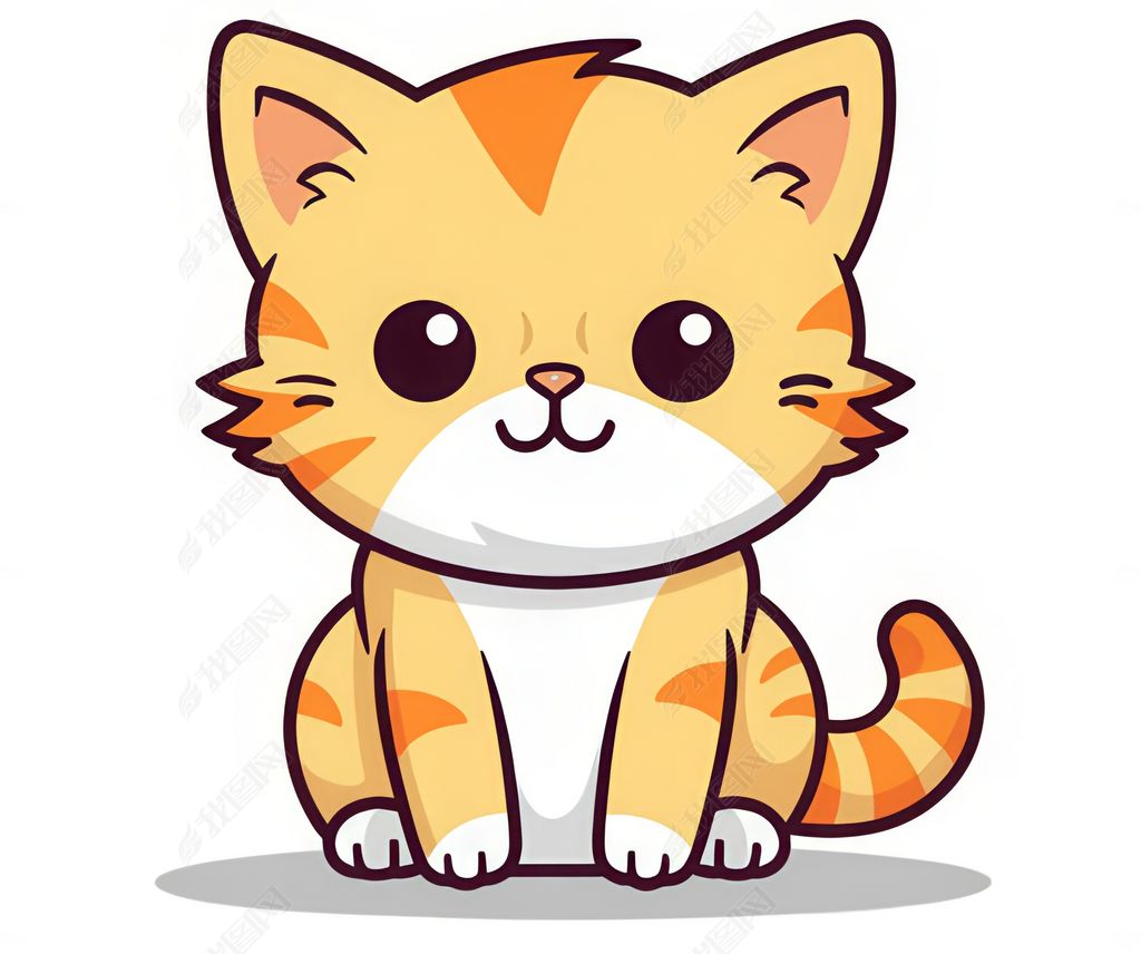 猫吉祥物猫字符