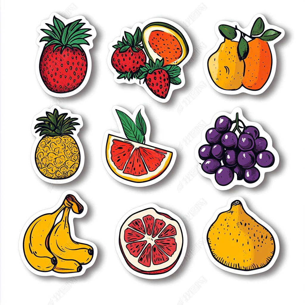 水果贴纸