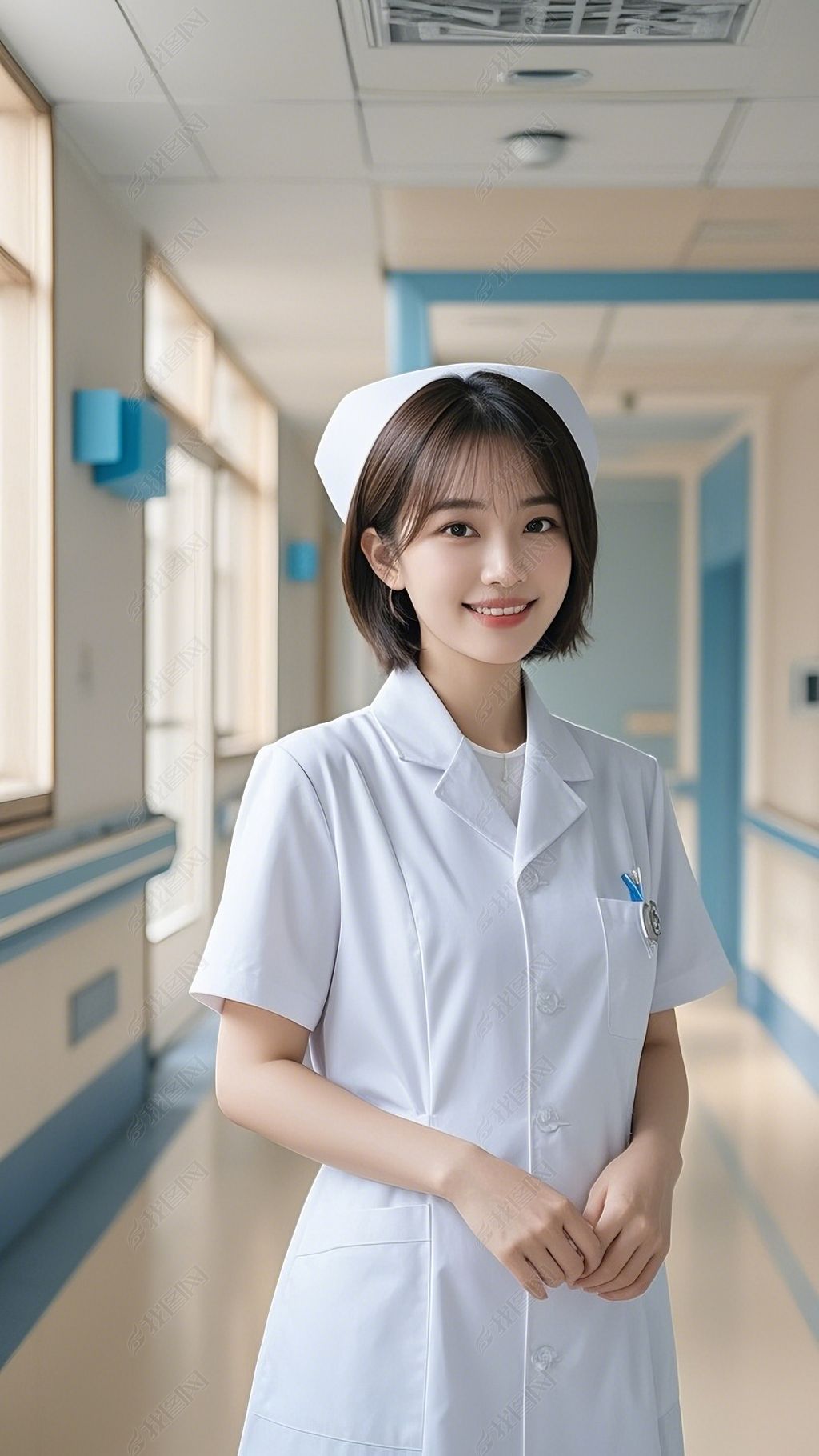 原创护士医疗人员护理人员专业职场人物形象摄影