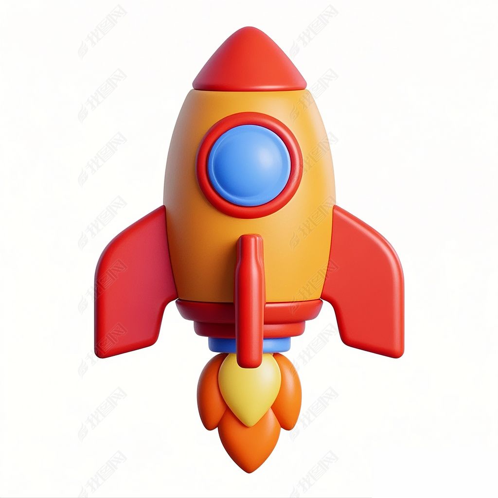 卡通火箭
