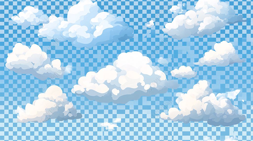 动漫白云素材