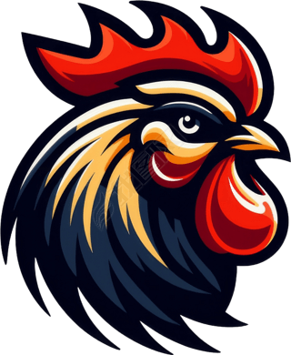 男生公鸡头数字艺术