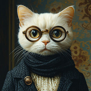 加菲猫微信头像卡通