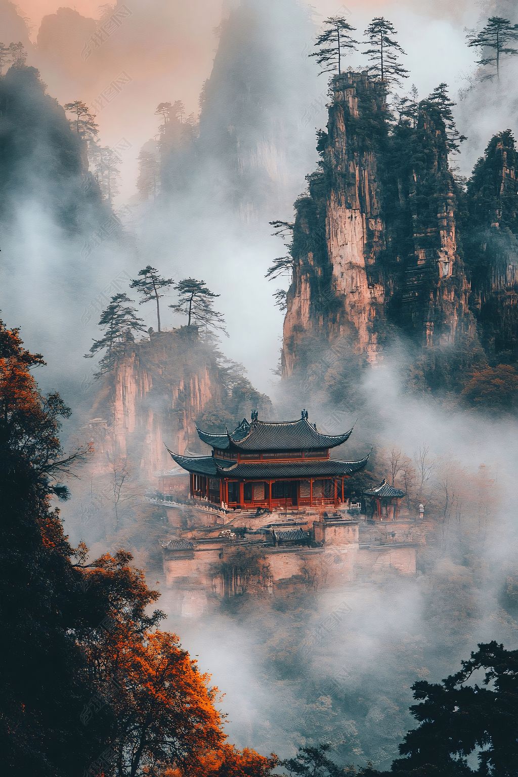 山中寺庙