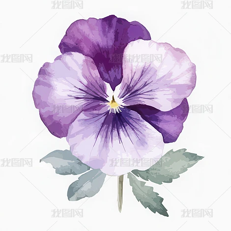 紫罗兰手绘图片图片大全-紫罗兰手绘图片背景图片-我图网