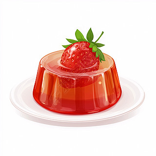 草莓果冻