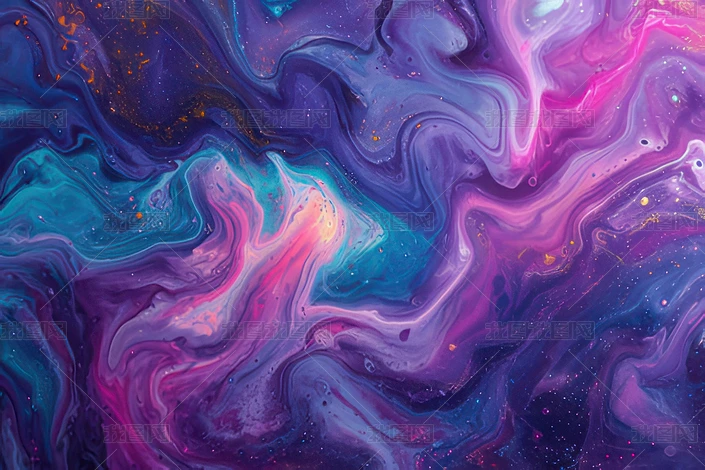 蓝色紫色画图片大全-蓝色紫色画背景图片-我图网