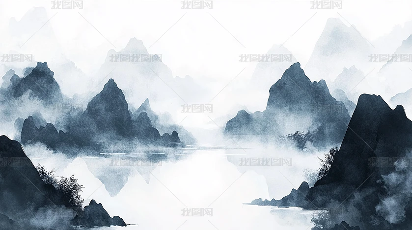 �׵�ˮī������ɽ