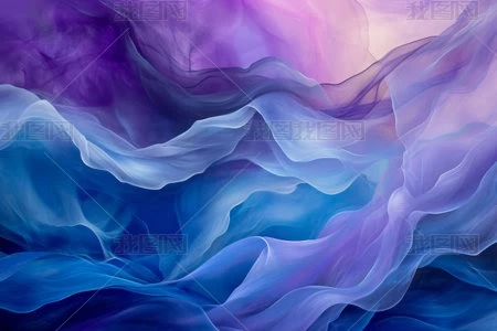 蓝色紫色画图片大全-蓝色紫色画背景图片-我图网