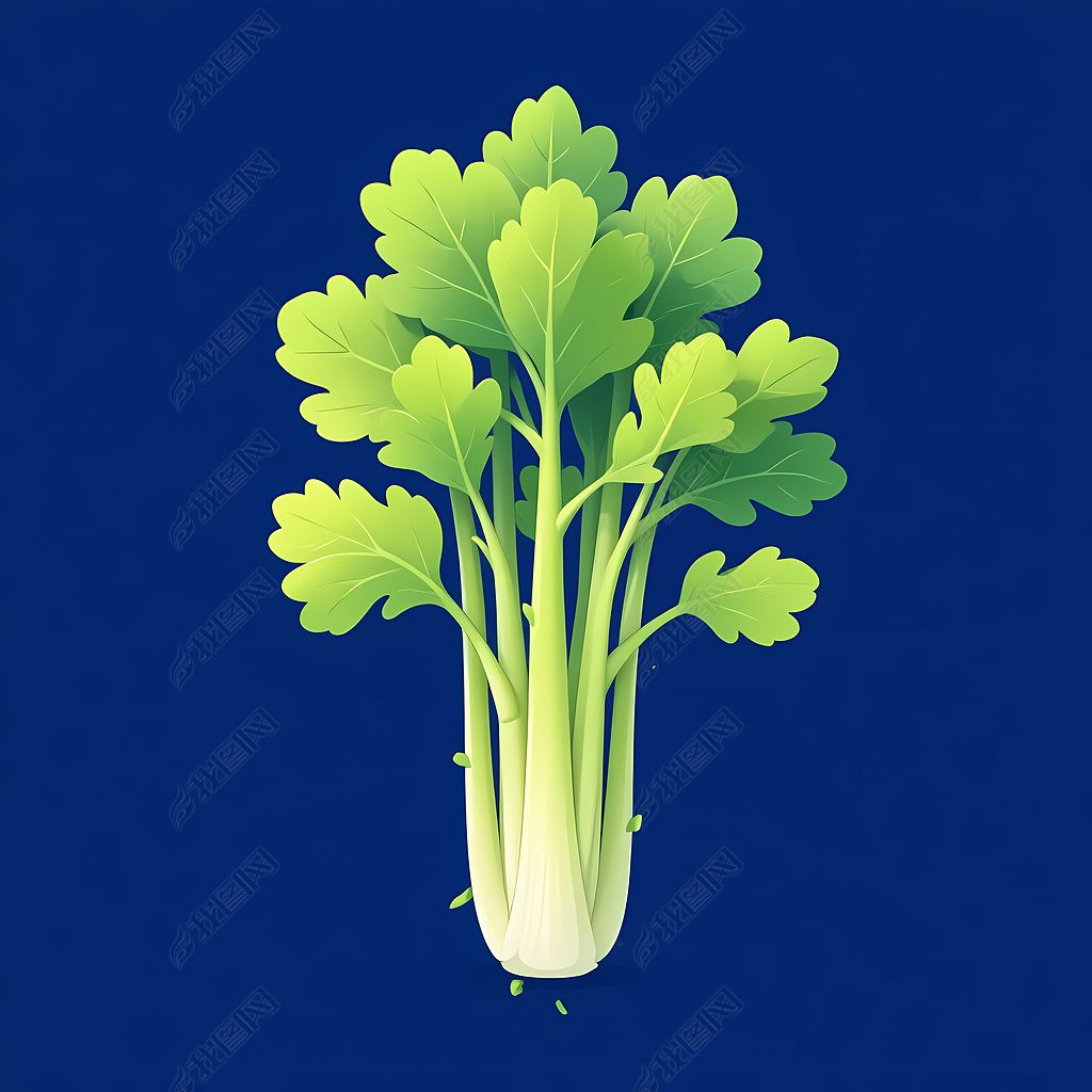 芹菜的插画