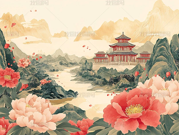 水墨山水意境图下载-编号36933052-{$className}-我图网